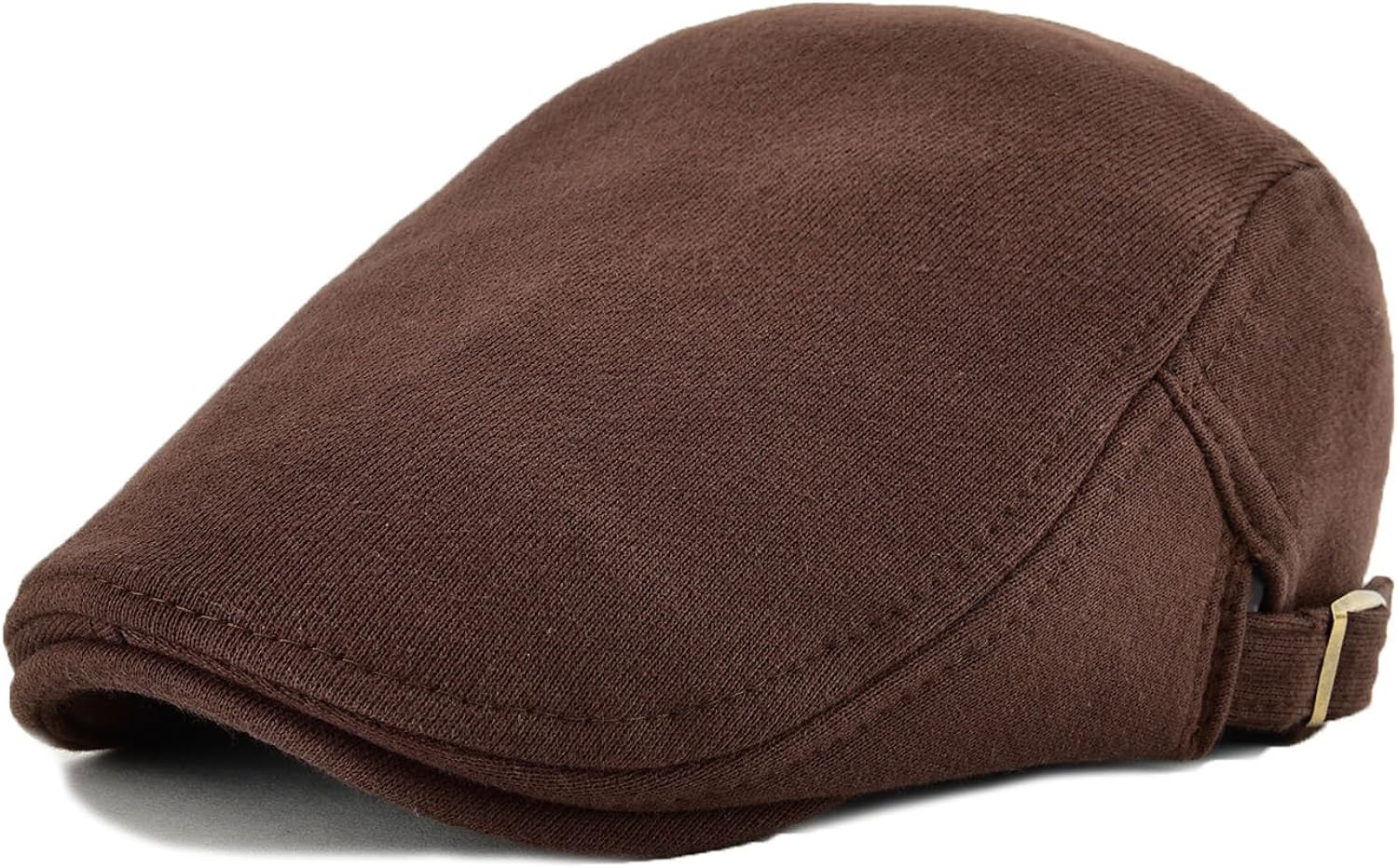 VOBOOM Men Newsboy Cap Cotton Flat Ivy Gatsby Driving Hat (Brown) at  Men’s Clothing store