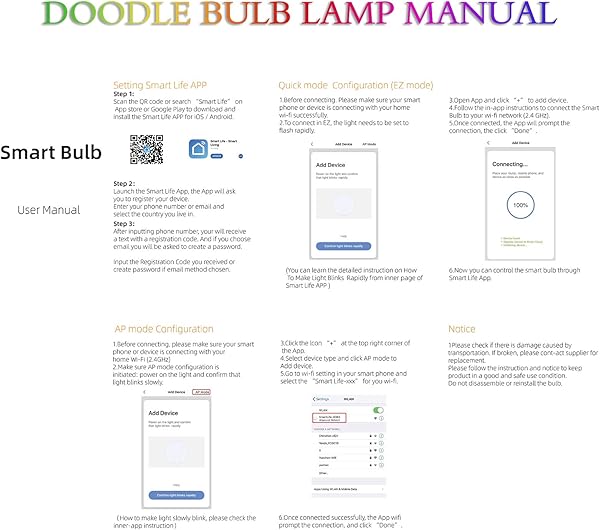 Bombilla LED Inteligente WiFi Aweskmod E27 9W Smart Light Bombilla Luces Clidas RGB 2800k 6200k Ajustable y Lmpara Multicolor Funciona con Alexa Google HomeClase de eficiencia energtica A