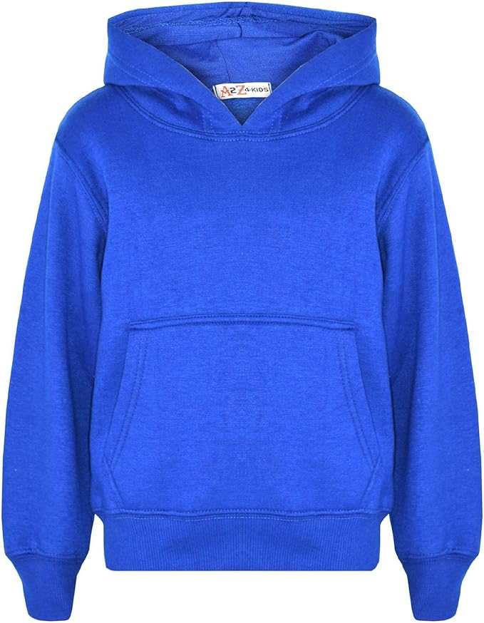 blue plain sweatshirt