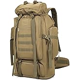 KXBUNQD 100L Hiking Camping Backpack Tactical Backpack for Men Large Survival Hunting Waterproof Backpack Molle Rucksack Military Camping Backpacking Daypack