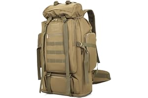 KXBUNQD 100L Hiking Camping Backpack Tactical Backpack for Men Large Survival Hunting Waterproof Backpack Molle Rucksack Military Camping Backpacking Daypack