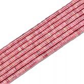 155pcs 4x2mm Natural Rhodochrosite Heishi Disc Rondelle Spacer Stone Semi Precious Gemstone Loose Beads for Jewelry Making 15 Inch