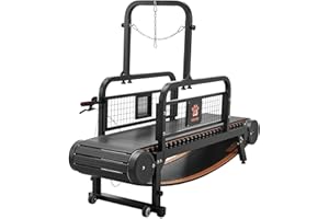VEVOR Dog Treadmill for Small/Medium Dogs, Pet Running Machine Pacer Slatmill with Stepless Adjustment, Brake & Wheels, Upgra