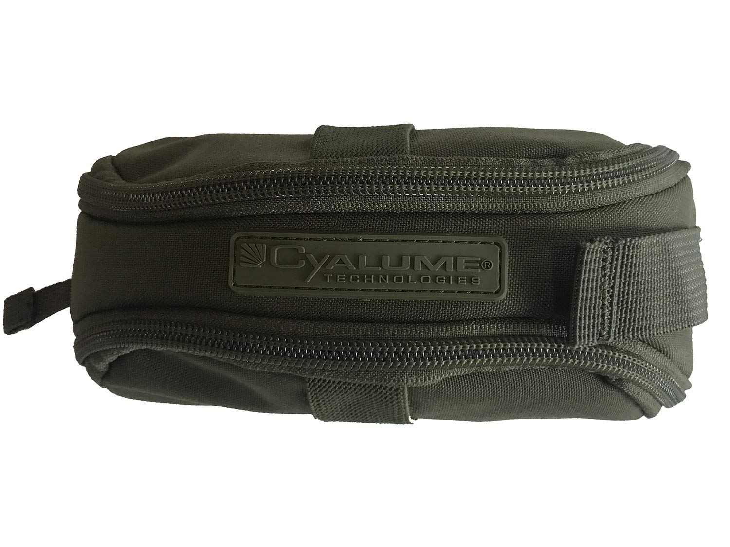 Cyalume Accessory Tactical Cyalume Holder NATO Green CyPouch designed to contain up to 20 Cyalume 6'' or 4" lightsticks sold empty