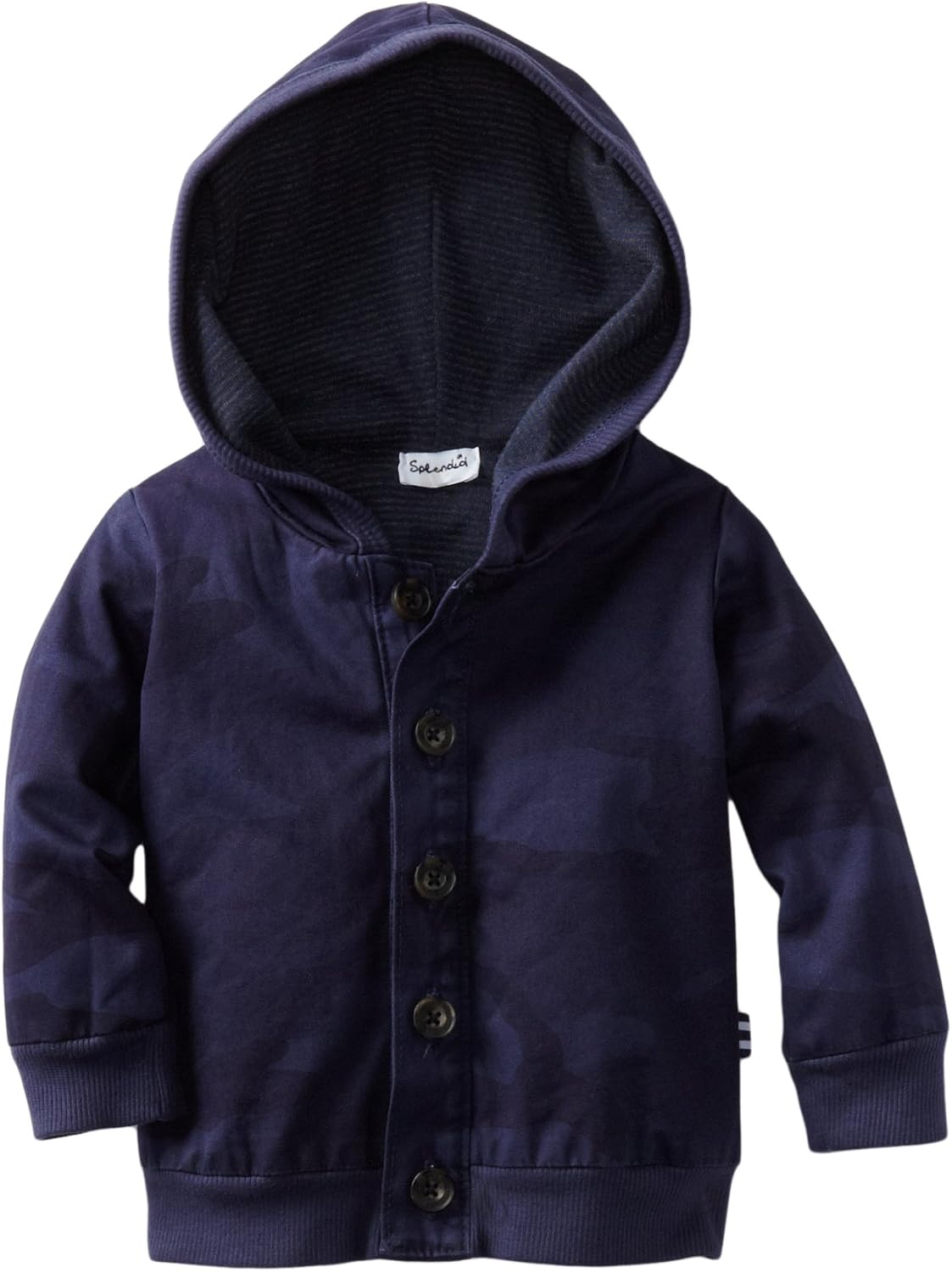 Splendid Littles BabyBoys Newborn Camo Jacket, Denim, 612