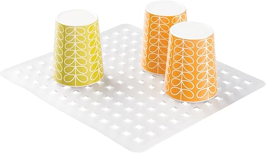 Amazon Com Idesign Euro Kitchen Sink Protector Mat Regular