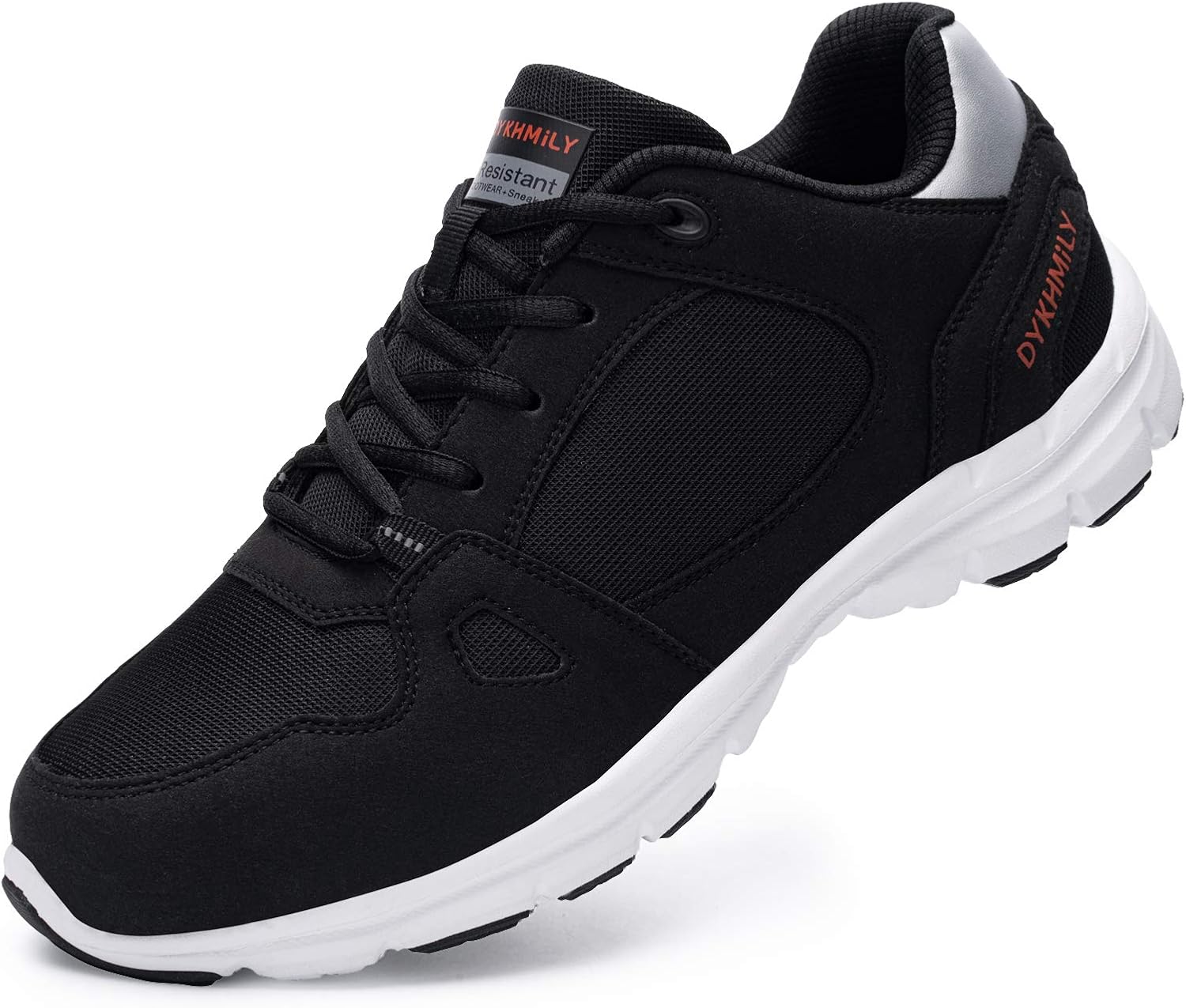 DYKHMILY Steel Toe Shoes for Men Lightweight Safety Shoes