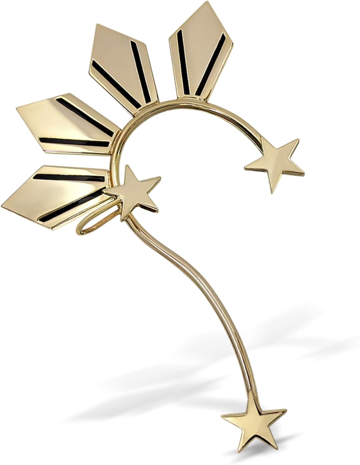 Miss Universe Catriona Gray 3 Stars And A Sun Cuff Earrings