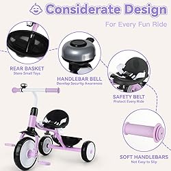 Liberry 2 in 1 Toddler Tricycle Age 2 3 4 Years