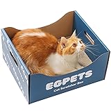Cardboard Cat Scratcher Box with Extra-Large