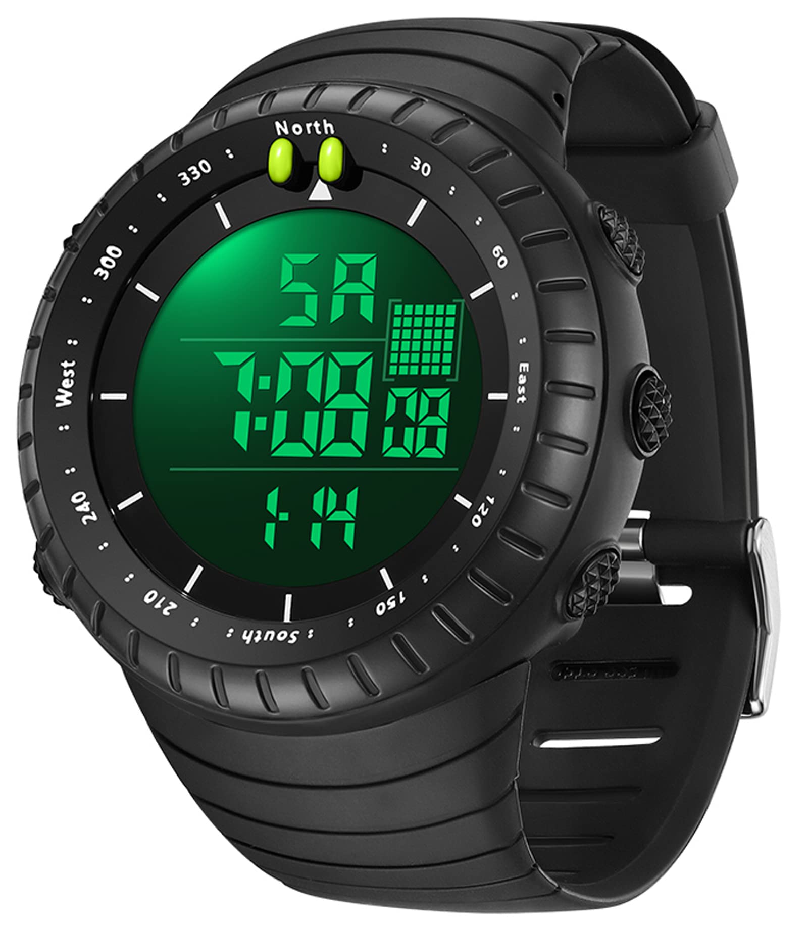 findtime Mens Digital Watch Military Waterproof Large Dial Alarm Stopwatch Sports Running Watch Outdoor Electronic Tactical Watches for Men