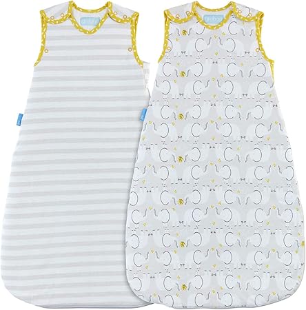 The Gro Company Elephant Love Grobag Baby Sleeping Bag Wash and Wear Twin Pack, 18-36 Months, 2.5 Tog: Amazon.co.uk: Baby The Gro Company Elephant Love Grobag Baby Sleeping Bag Wash and Wear Twin Pack, 18-36 Months, 2.5 Tog: Amazon.co.uk: Baby