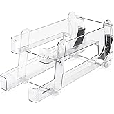 Polder Gravity Feed Can Dispenser, BPA-Free Plastic Beverage and Drink Dispenser, Holds Up to 10 Soda Cans, Ideal for Refrigerators and Countertops, Fridge Organizer, 14" x 5.3" x 6.1"