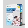 Optiazure Thermal Laminating Pouches 9"x11.5" Inches, 3mil 300Pack, Clear, Letter Size