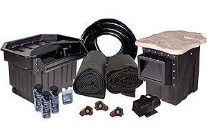HALF OFF PONDS PondBuilder Elite 6100 Complete Water Garden and Pond Kit with 30 Foot x 30 Foot EPDM Liner - XLP0