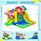FBSPORT Inflatable Bouncy Castle Double Slide Trampoline Ball Pit Kids 135kg view 5