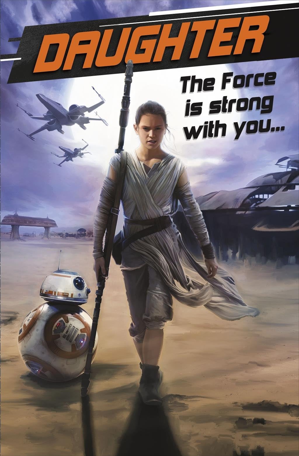 Star Wars Daughter Birthday Card