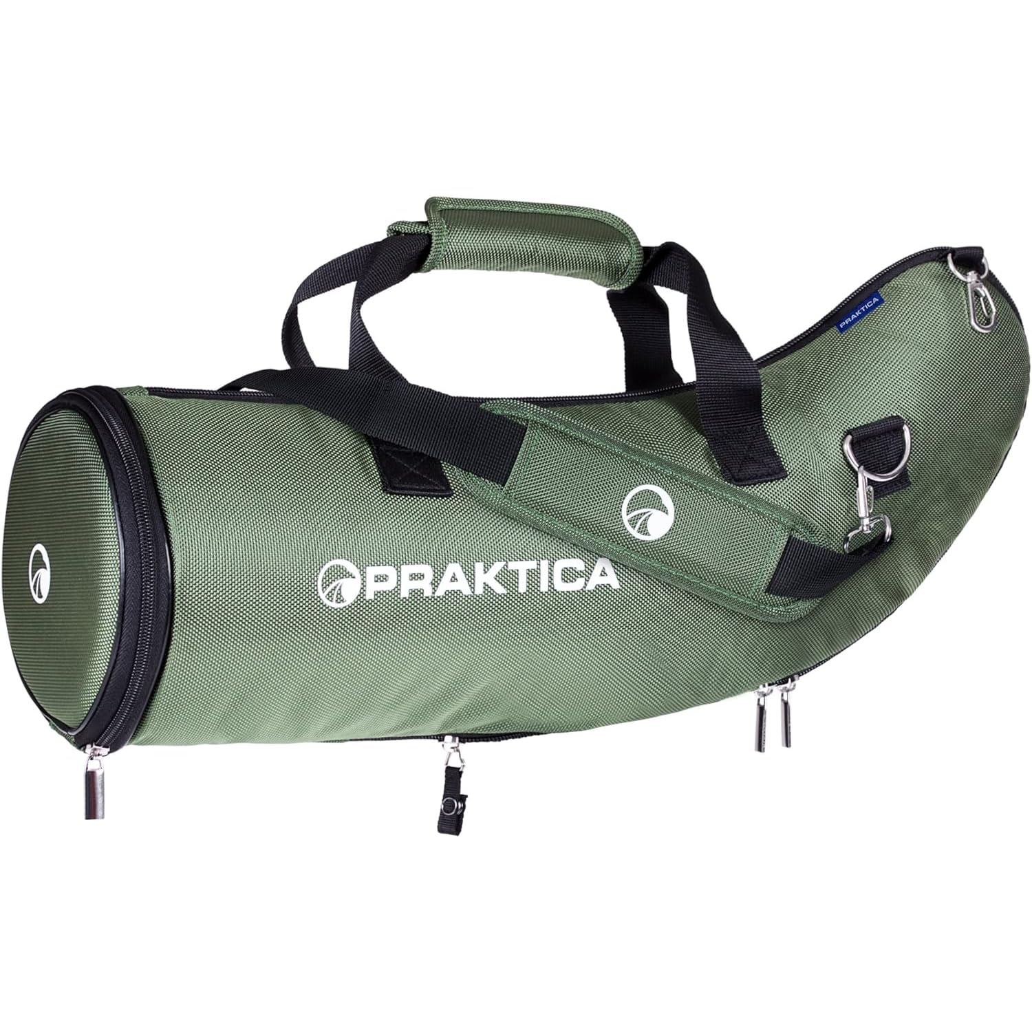 Praktica Universal Spotting Scope Case Fully Padded with Sling Strap for 65-80mm Scopes Internal Dims 205x410x105mm