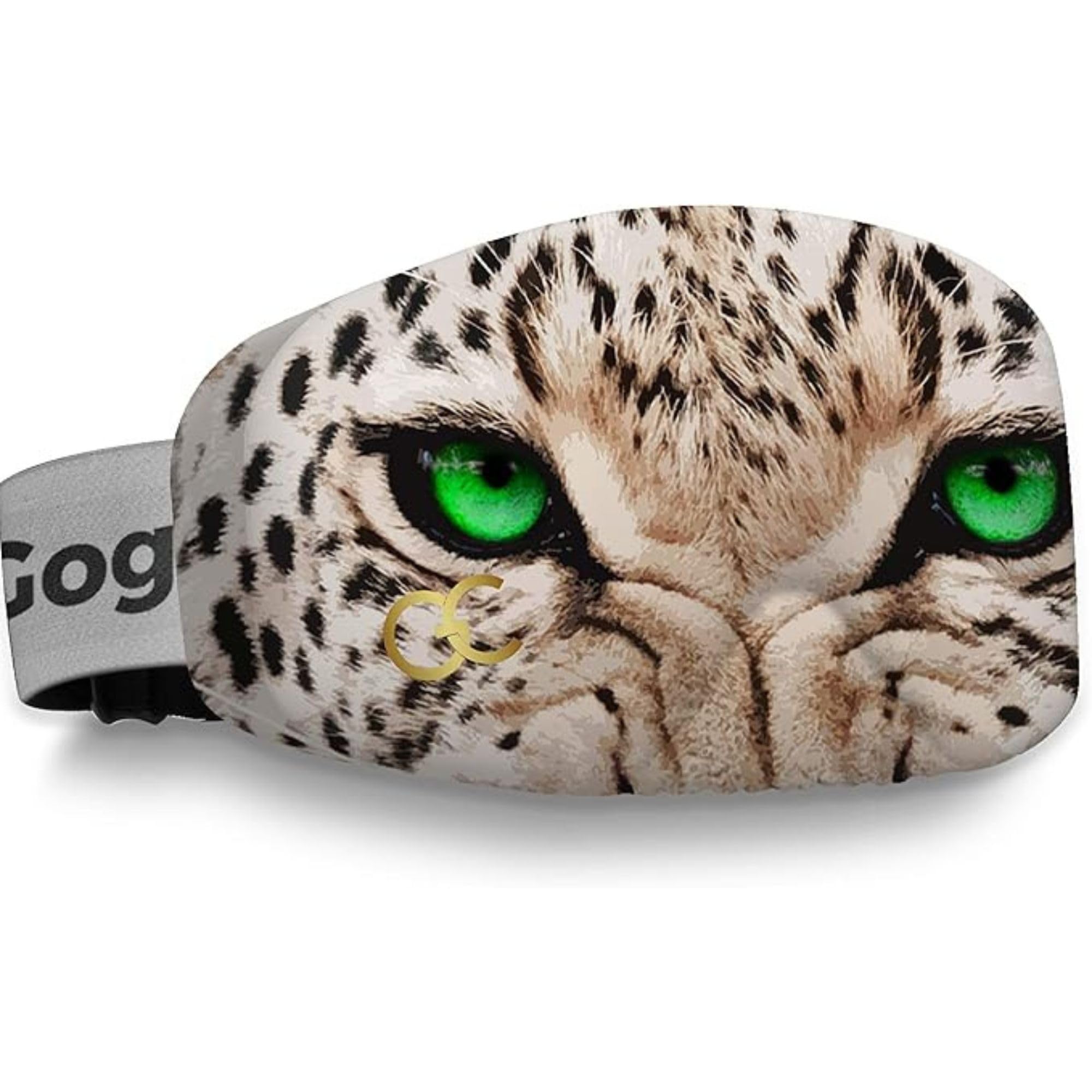 GogglesCover Ski Goggles Protective Cover, Protective Goggle Cover Portable, Ski Goggle Cover Sleeve Anti-Scratch, Ski Goggles Accessories, Ski Equipment, Jaguar Design