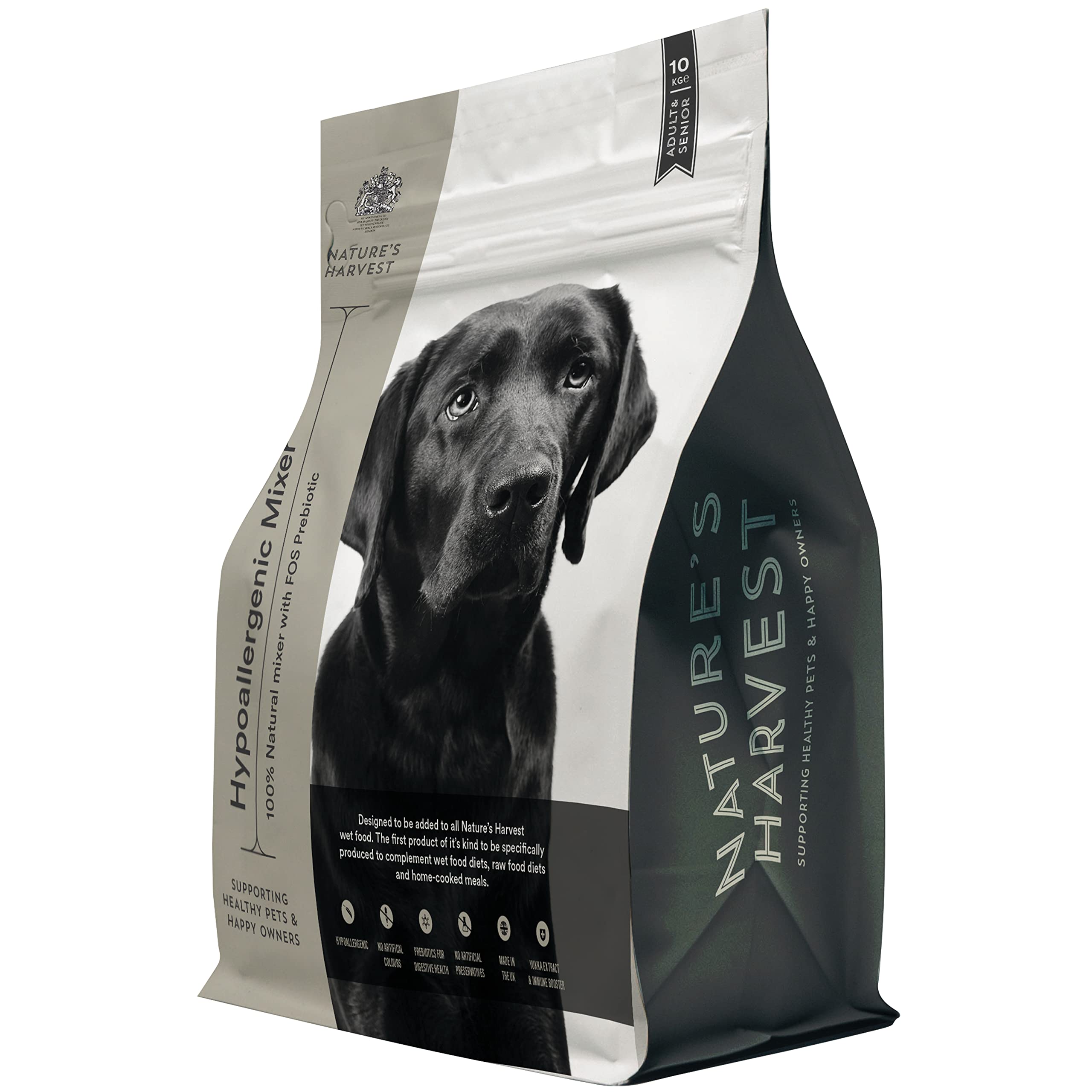 Nature’s Harvest Gluten Free Dog Mixer with Prebiotics 10kg | Hypoallergenic Dog Food for Sensitive Stomachs and Fussy Eaters | Grain Free Suitable for All Dog Breeds | Puppy, Adult & Senior