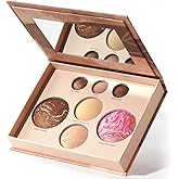 Best Baked Face Palette for Mature Skin – Includes Bronzer, Blush, Highlighter & Eyeshadows – Smooth Velvet Texture, Vegan & Cruelty-Free, Travel-Friendly Makeup Kit