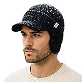 TOP-EX Oversized Merino Wool Waterproof Beanie with
