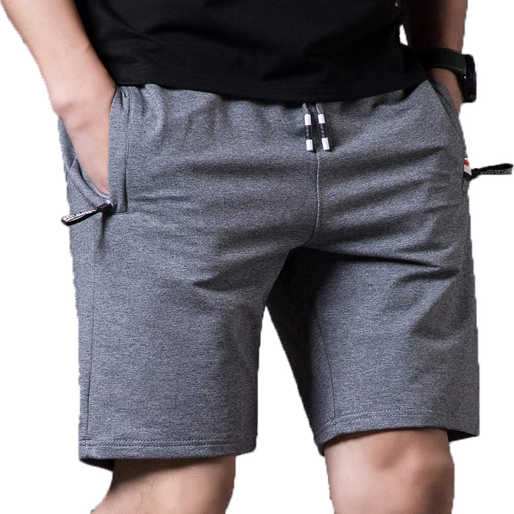Pantaloncini Sportivi Uomo Shorts Sportivi Corti Nero UOMO