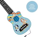 HTI Blueys My 1st Guitar Toy Ukulele 4 Nylon Strings 3+ Kids Gift view 3