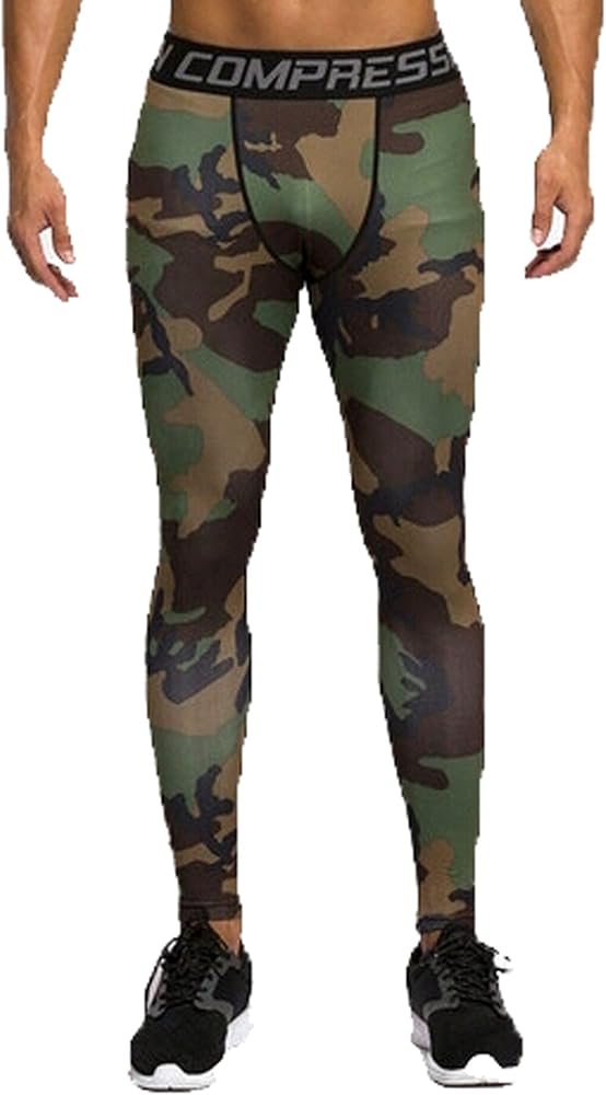 A. M. Sport Mallas Hombre Fitness elasticas de Compresion sin ...