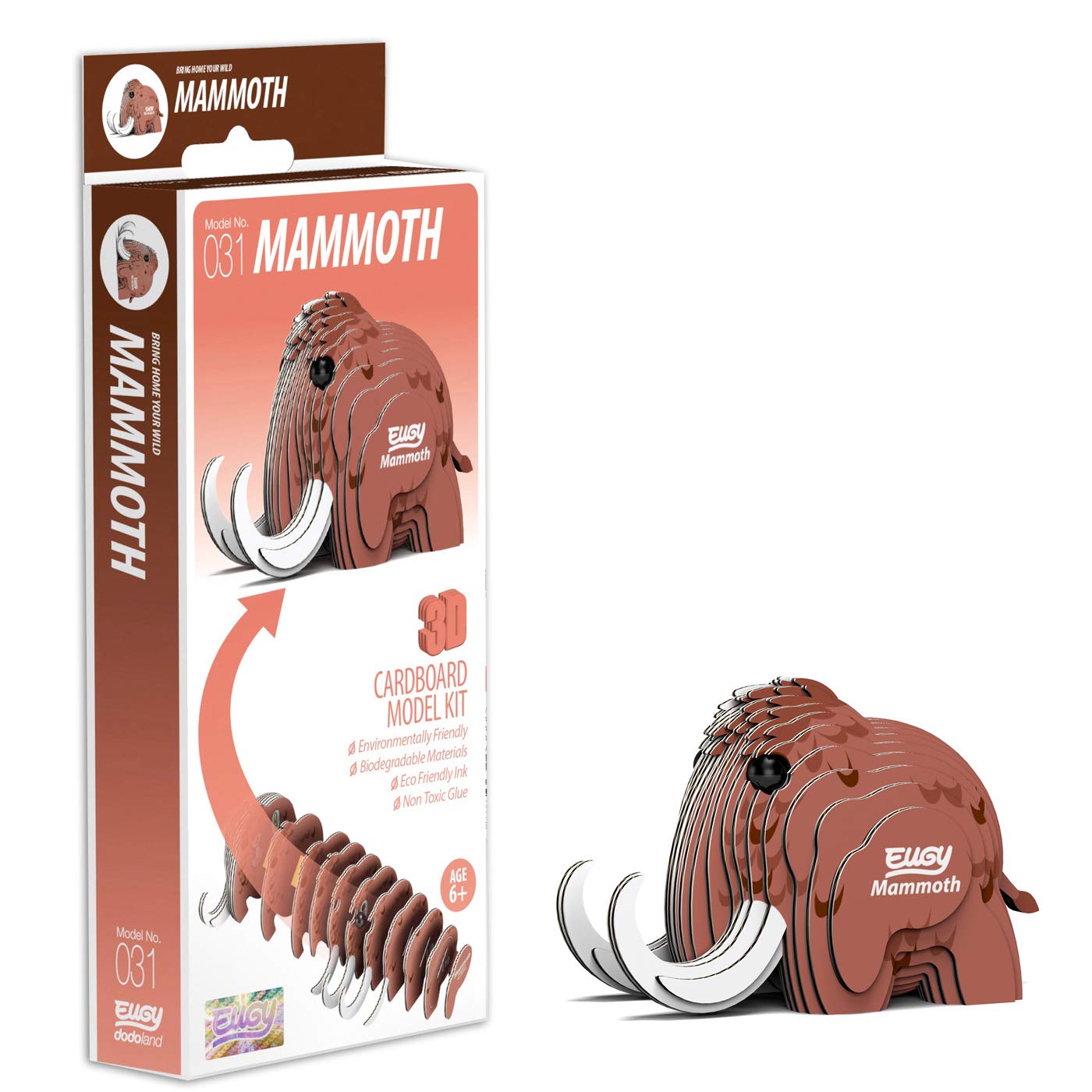 EUGY 3D Mammoth Model Craft Kit