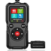 FlyroadUp 2-in-1 OBD2 Scanner Diagnostic Tool &amp; Battery Tester for 12V Cars | Read &amp; Clear Check Engine Code, Live Data Stream, Battery Voltage Test, Voltage Curve Monitor, Battery Health Check