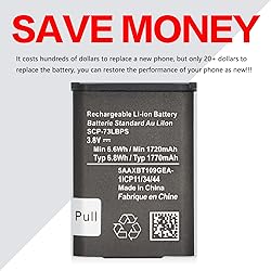 SCP-73LBPS Battery (2025 New Upgraded) Replacement