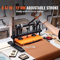 Leather Cutting Machine, 14.2 x 10.2 in Embossing