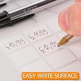 Innoveem Price Stickers Easy Peel Off 360 x 13mm Small Labels Waterproof view 6