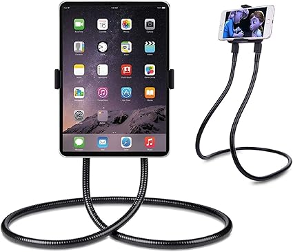 Amazon スマホスタンド首掛け式 タブレットアームスタンド 2種類のチャック 首掛け スタンド 携帯電話スタンド 卓上ホルダー 寝ながらスマホ スマホ ホルダー 耐震性 自由調節 任意変形が 角度調整可能 4 11inch 携帯電話 スマートフォンアクセサリ 通販