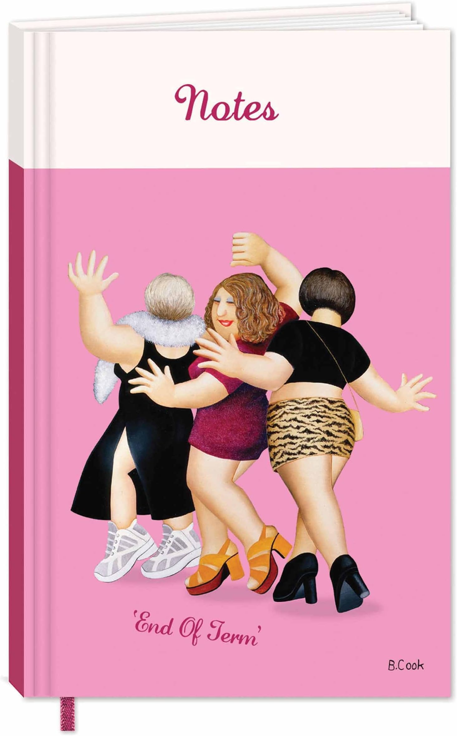 Beryl Cook Stationery - Hardcover Notebook (A6) End Of Term