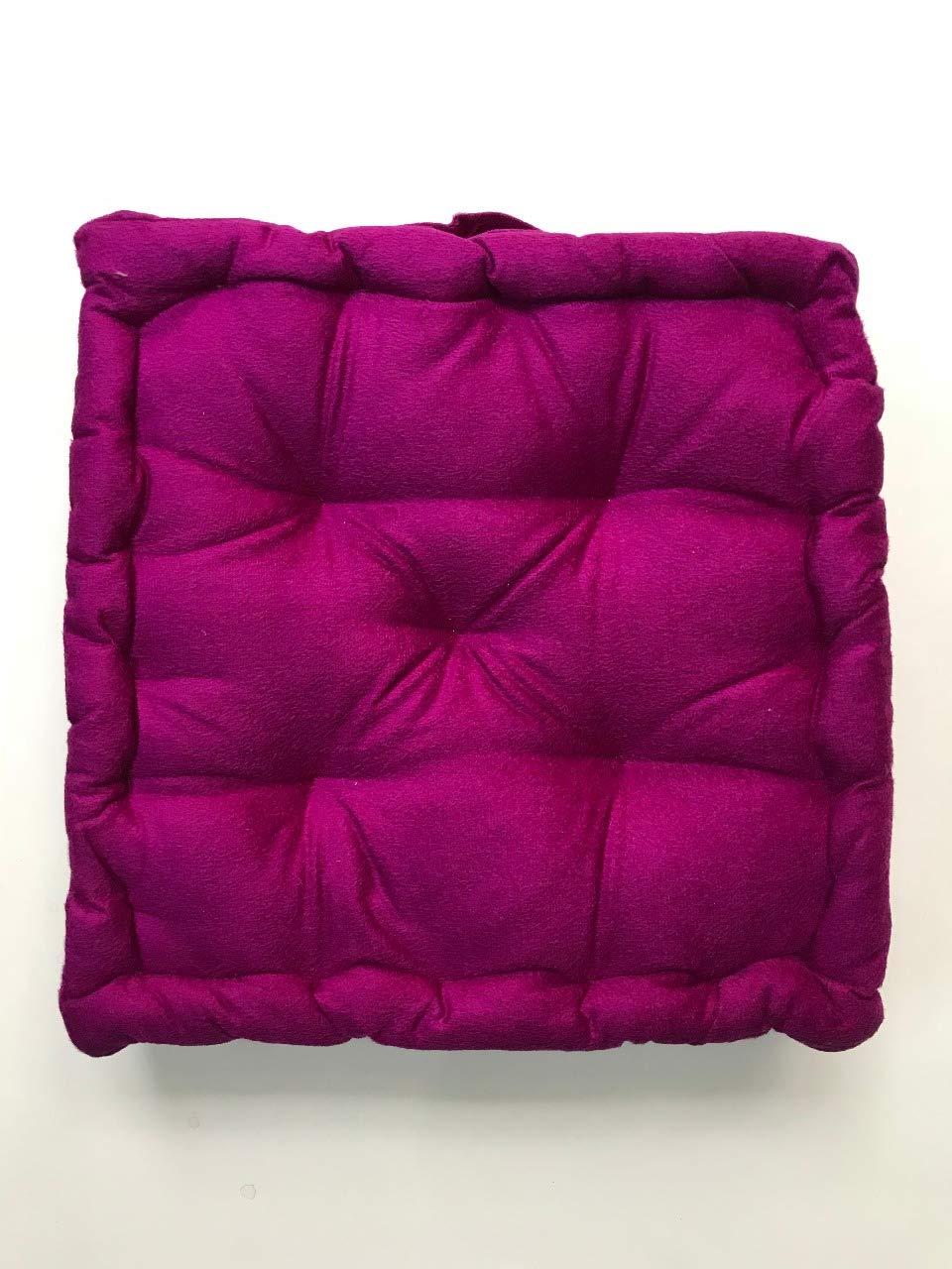 Buy Velvet Large Square Floor Cushions for Seating, Meditation, Yoga, Pooja, Guests, Living Room