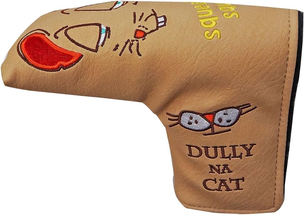 Amazon.co.jp： DULLY NA CAT(ダリーナキャット) ヘッドカバー DULLY NA CAT ゴルフパターカバー