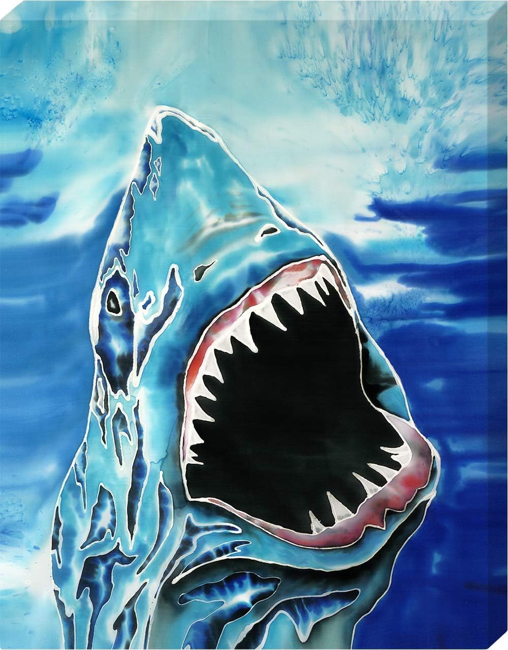 Live Free .Ink Shark Attack Canvas Print