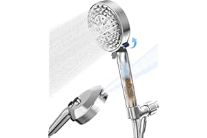 Shower Head, Magic Eden Filter Showerhead with Handheld, High Pressure Shower Head with 11 Functions, Silver