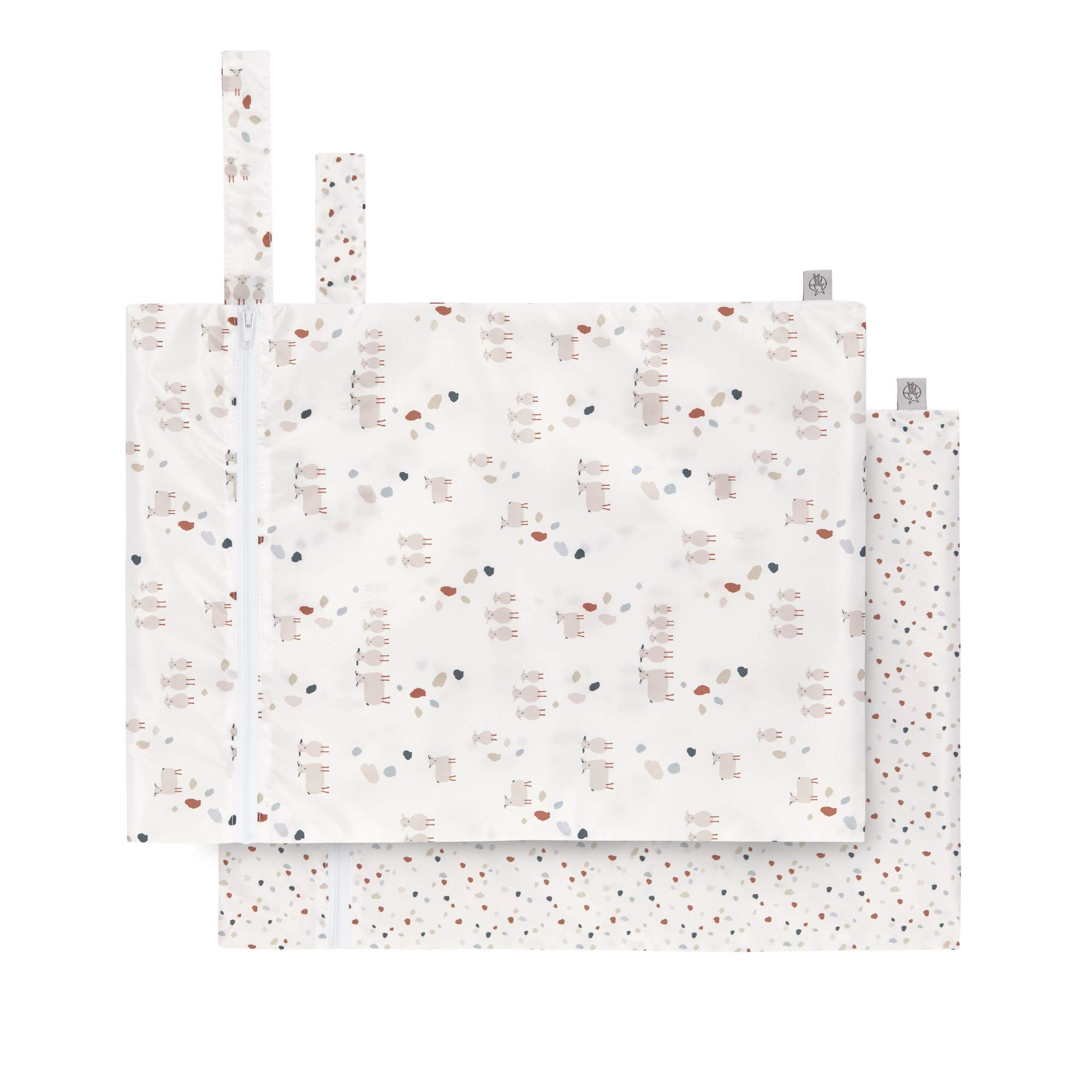 LÄSSIG Reusable Wet Bag 2 pcs Dots/Sheep