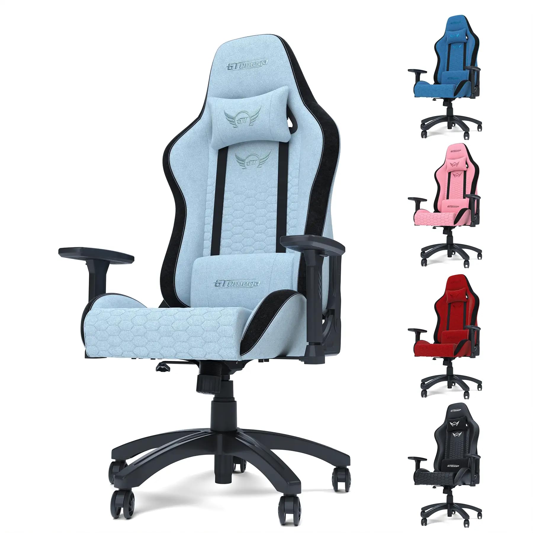 GT OMEGA PRO Racing Gaming Chair With Ergonomic Lumbar Support - Main Image
