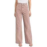 Veronica Beard Jean Women's Taylor High Rise Wide Leg Jeans, Tan Sierra, 28