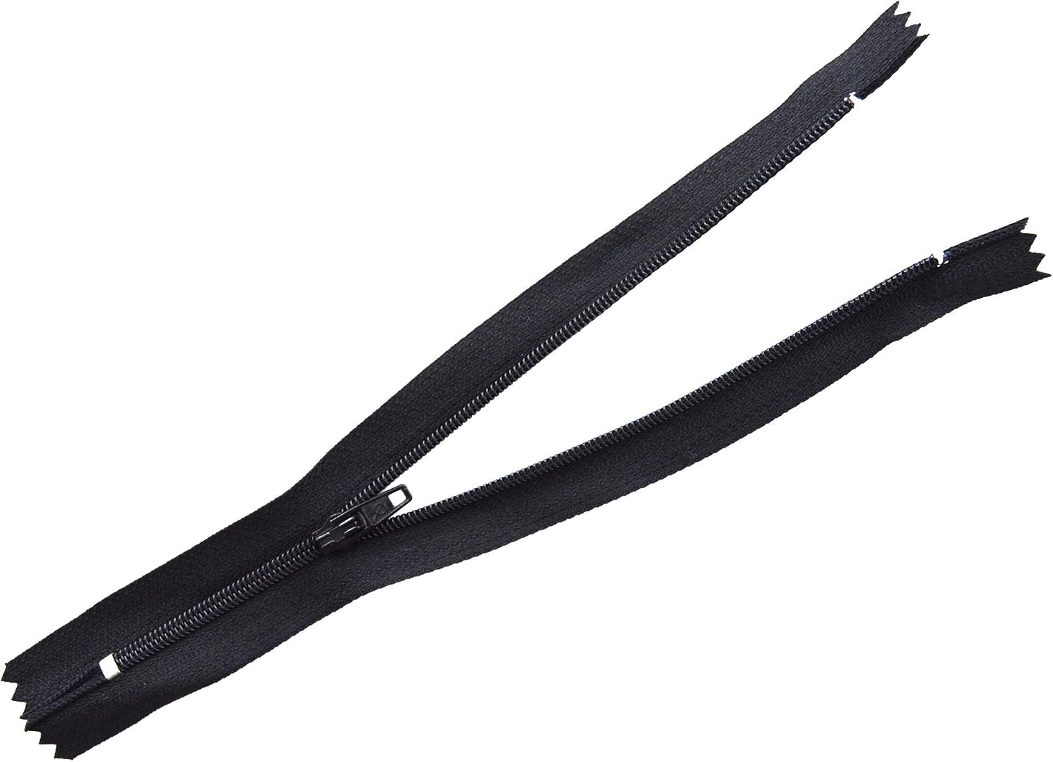 LEDUC Zip-5pc Nylon zips-Size 18cm, Black, 12x12x2 cm - Image 4