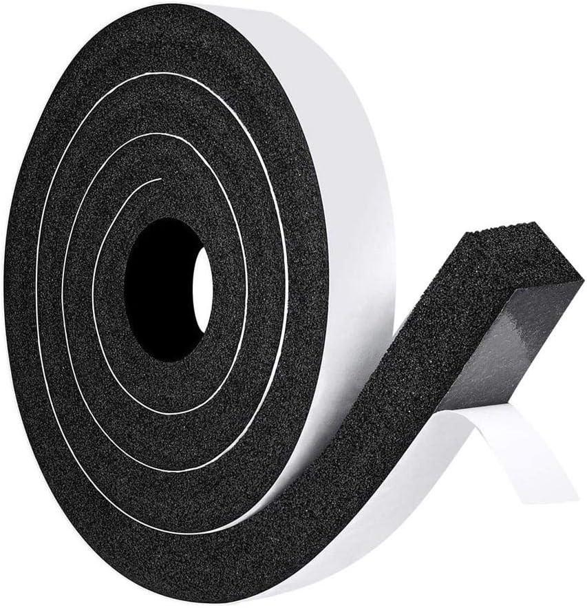 Zuxbolf Silikon Dichtungsstreifen 6mm X 10m - Weiße Fugendichtschnur Für Türen Fenster Wände