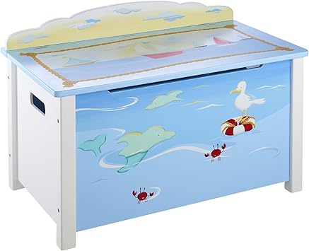 cajas de madera para juguetes pintadas