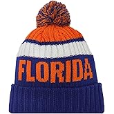 Hoiboo Beanie Knit Hat with Pom Winter Cuffed Cap Sport Fans Gift for Men Women