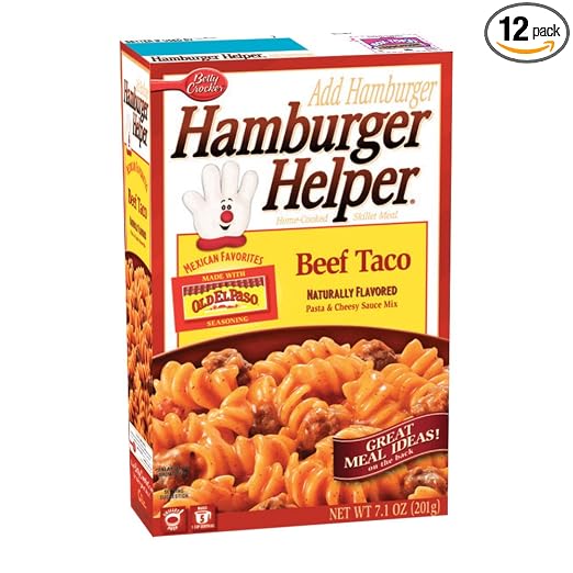 Betty crocker hamberger helper ~ beef taco 7.1oz (016000405301)