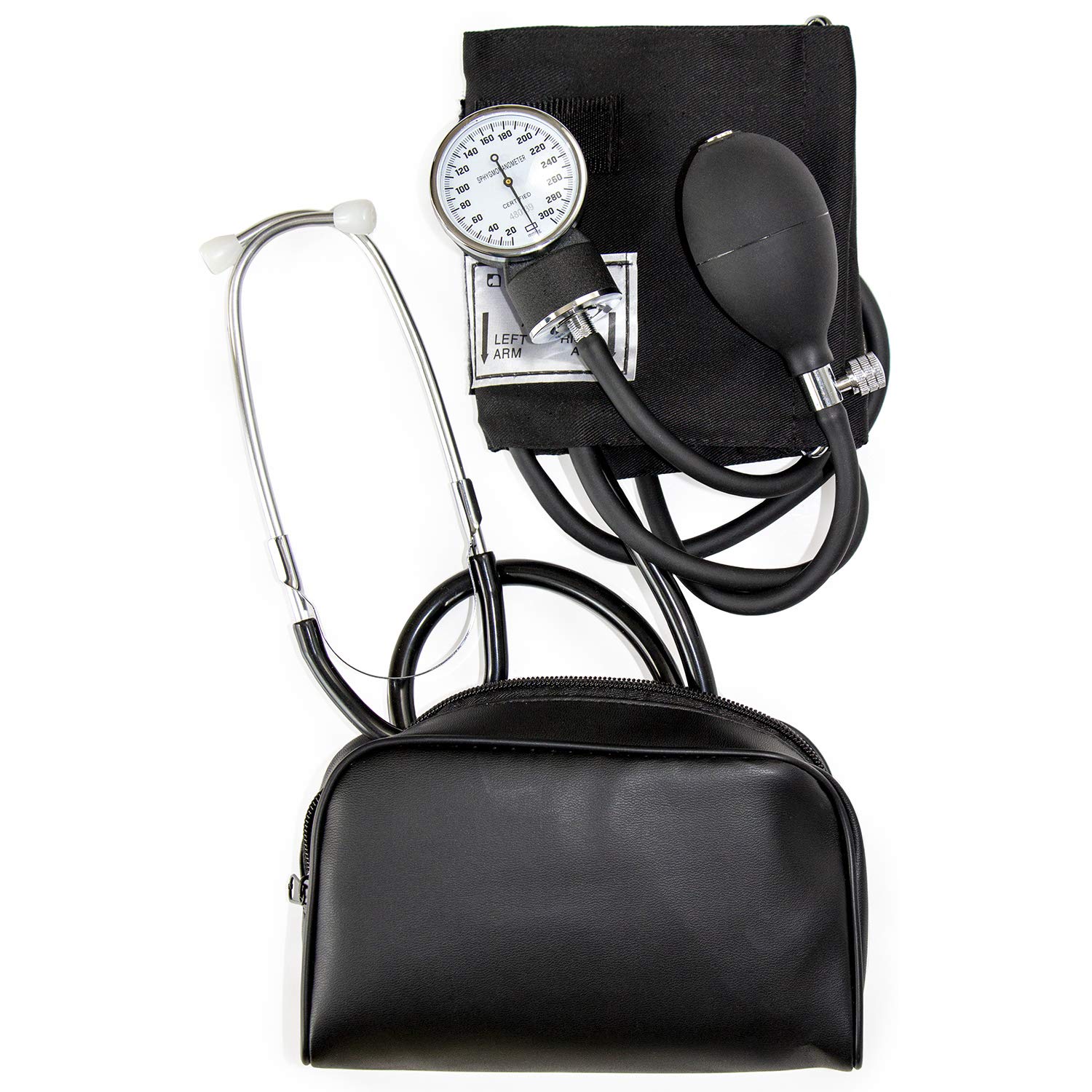 Photo 1 of HealthSmart Manual Blood Pressure Monitor, Self Taking Blood Pressure Kit, With Standard Cuff Size 1