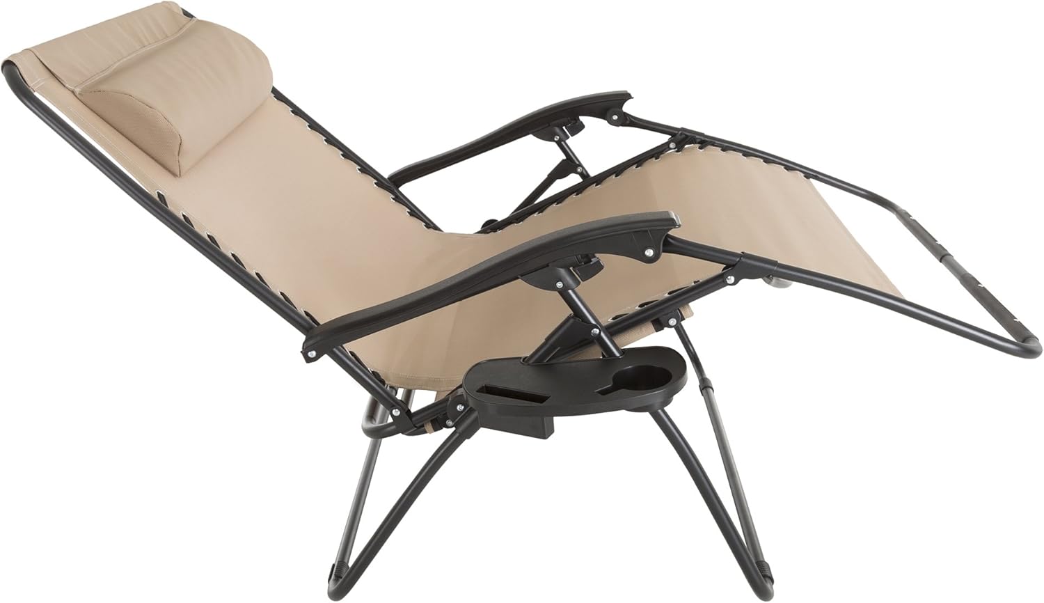 Amazon Com Pure Garden Zero Gravity Loveseat With Pillow And Cup Holder Garden Outdoor